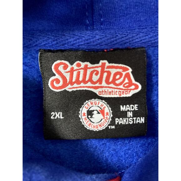 MLB Chicago Cubs Hoodie Baseball Stitches Embroidered 2XL Merch Athleisure - Picture 2 of 8